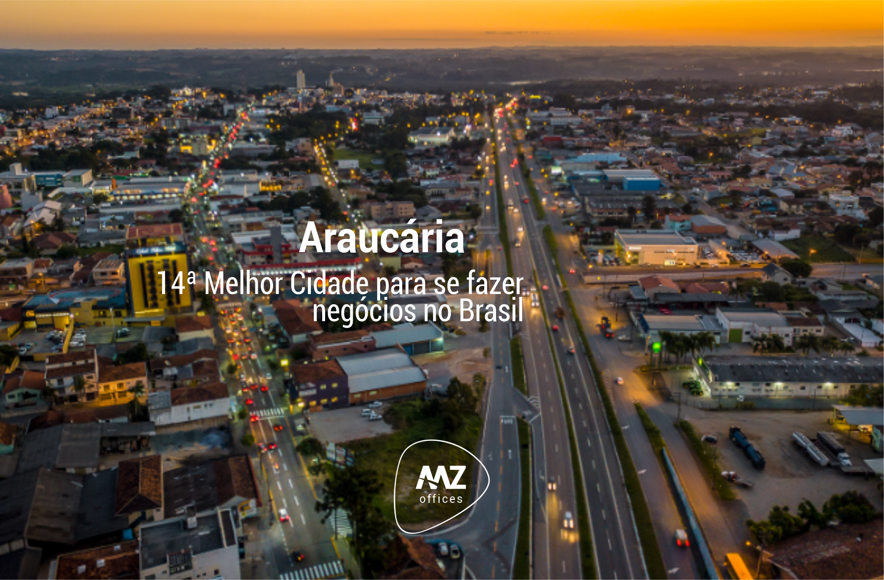 Araucária, 14ª Melhor Cidade para fazer Negócios